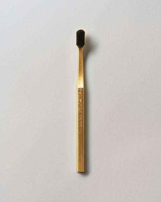 AUREZZI Toothbrush Gold/Black - Soft