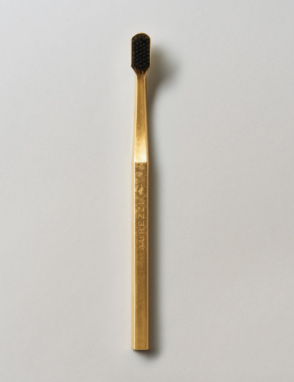 AUREZZI Toothbrush Gold/Black - Medium