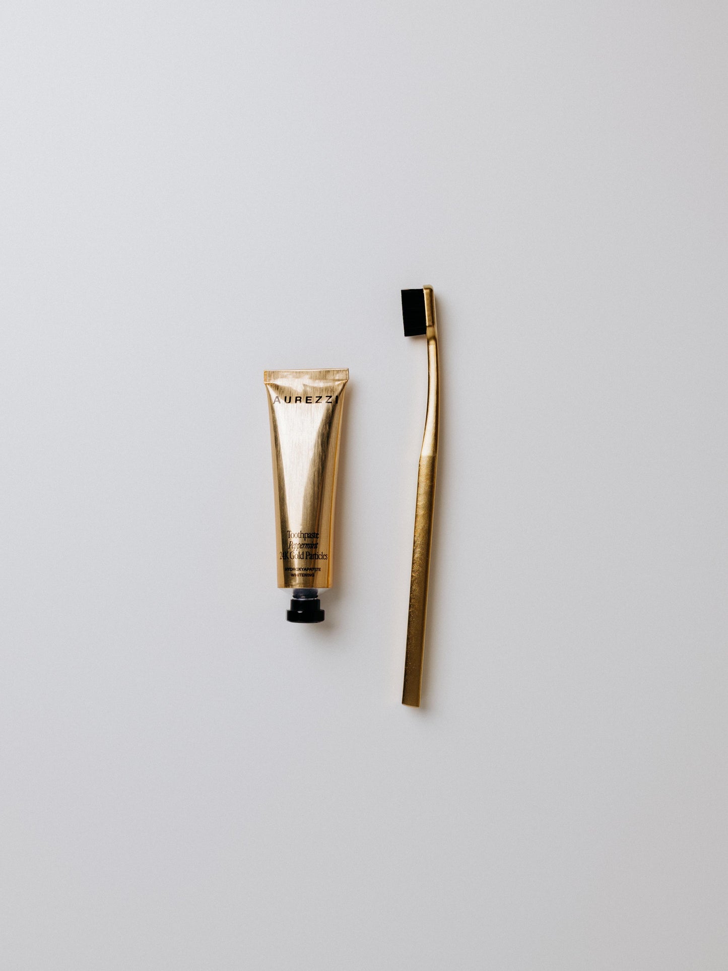 AUREZZI Travel Mini Gold - Black Bristles